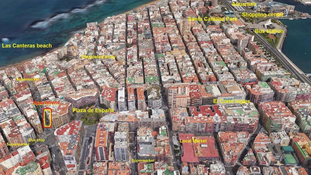 Olof Apartment Λας Πάλμας ντε Γκραν Κανάρια